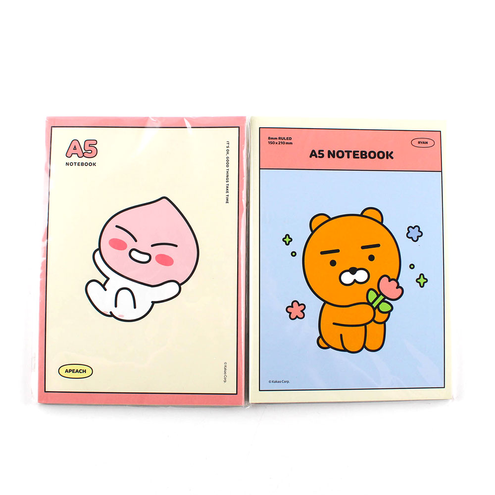 203D] 4000 카카오프렌즈 A5 노트 3P 세트 문구도매