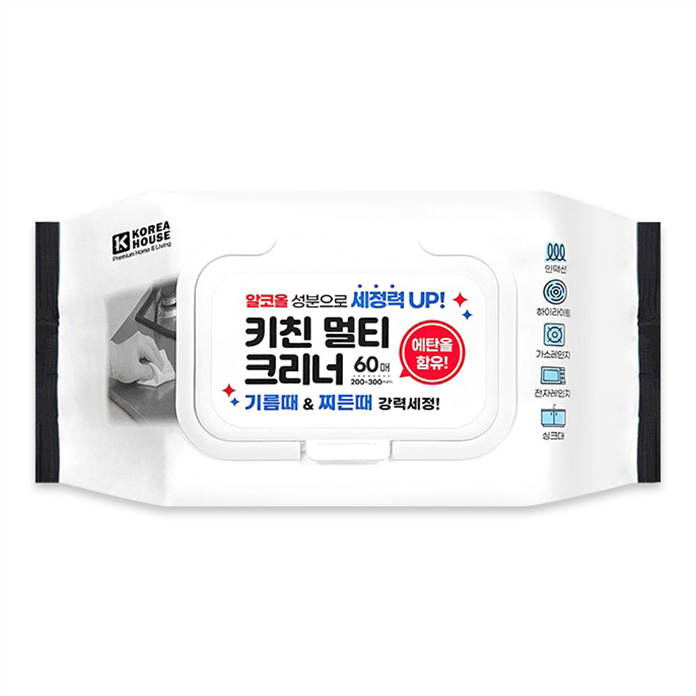264-1A] 1950 키친 멀티 크리너 캡 60매 문구도매