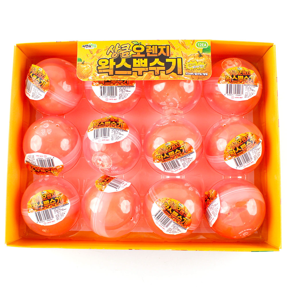 300A] 4000 상큼 오렌지 왁스 뿌수기문구도매쇼핑몰 퍼줌